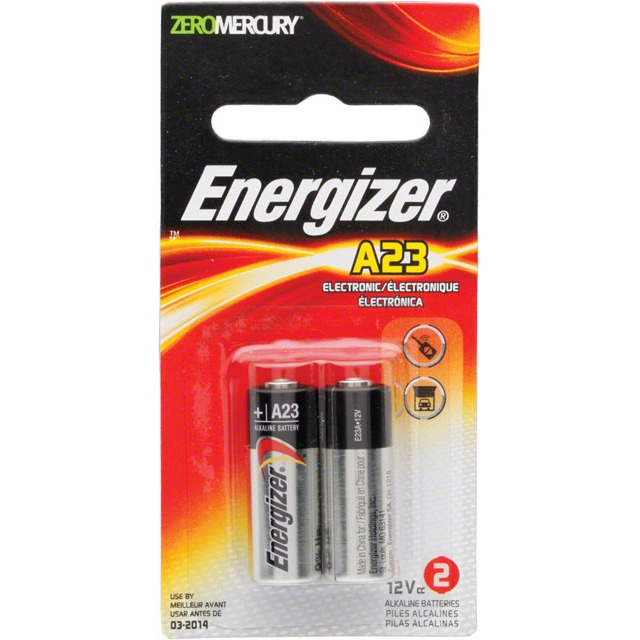 [BA0136] Energizer A23 12v Battery: 2-Pack
