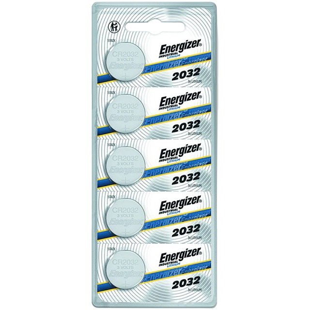 [BA0002] Energizer CR2032 Lithium Battery: Card of 5