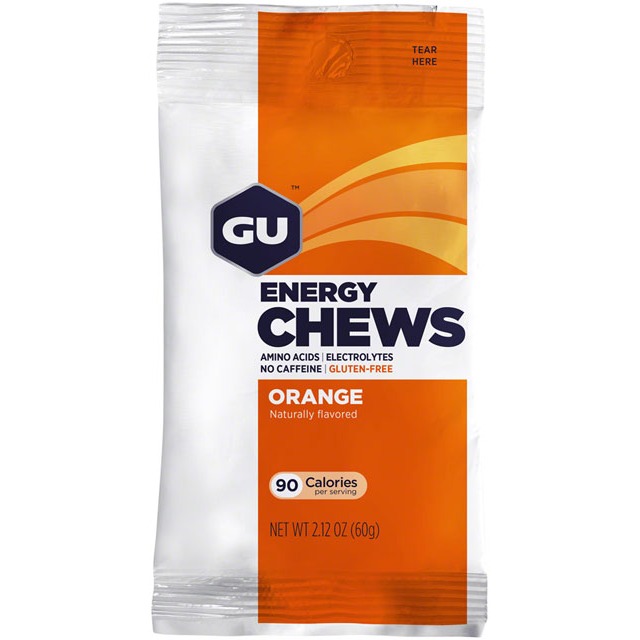 [EB5639] GU Energy Chews - Orange, Box of 12 Bags
