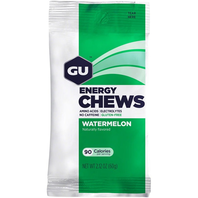 [EB5637] GU Energy Chews - Watermelon, Box of 12 Bags