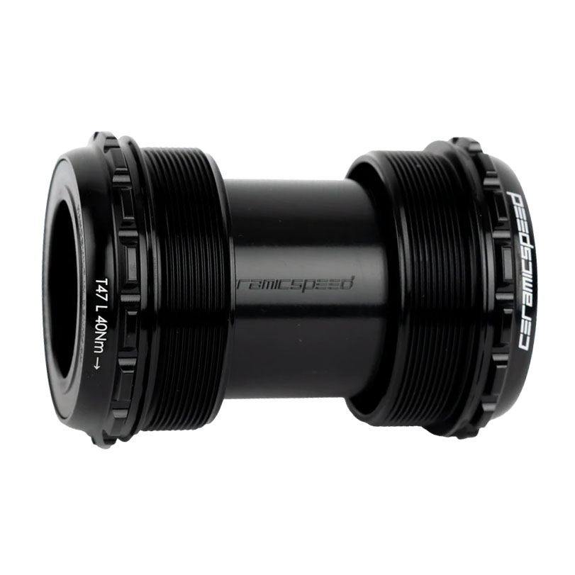 [115537] CeramicSpeed T47/68 Threaded BB Alpha, Gravel, SRAM, Black