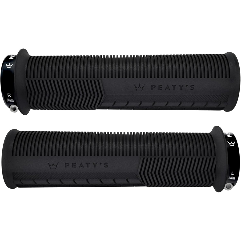 [PGM-MSH-THN-BLK-20] Peaty's Mushroom Thin Lock-On Grips, Pair, Black