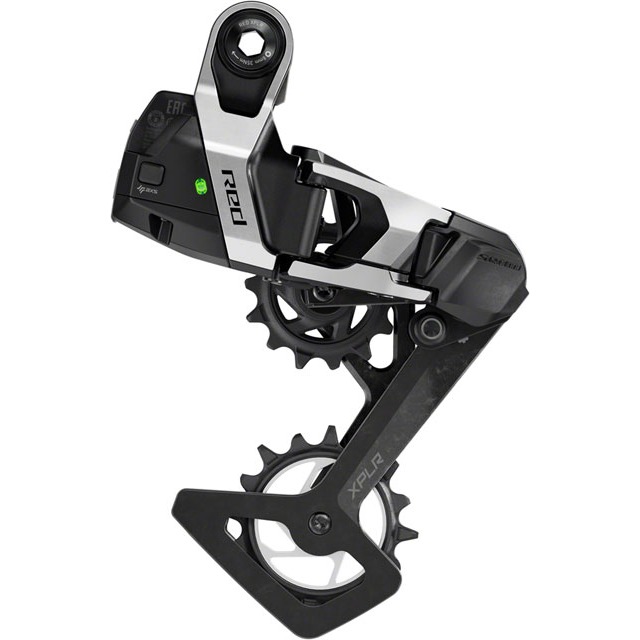 [00.7518.185.000] SRAM RED XPLR AXS Rear Derailleur - For RED XPLR 1x, 13-Speed, 46t Max, UDH Hangerless, (Battery Not Included), Black/Silver, E1