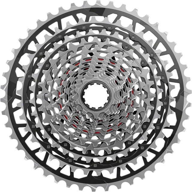 [00.2418.143.000] SRAM RED XPLR XG-1391 Cassette - 13-Speed, 10-46t, For XDR Driver, Black/Silver, E1