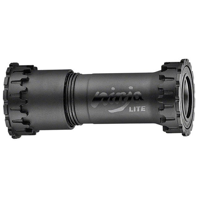 [DBB4124PR-BKTK] Token Ninja Lite BB4124PR Press Fit Thread Together Bottom Bracket - BB86/BB89.5/BB92, SRAM GXP, Black