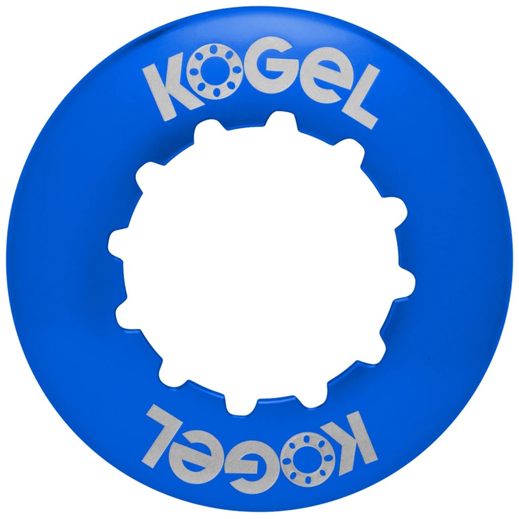 [RLOCK-INT-BLUE] Kogel Bearings Center Lock Internal Spline Rotor Lockring, Blue