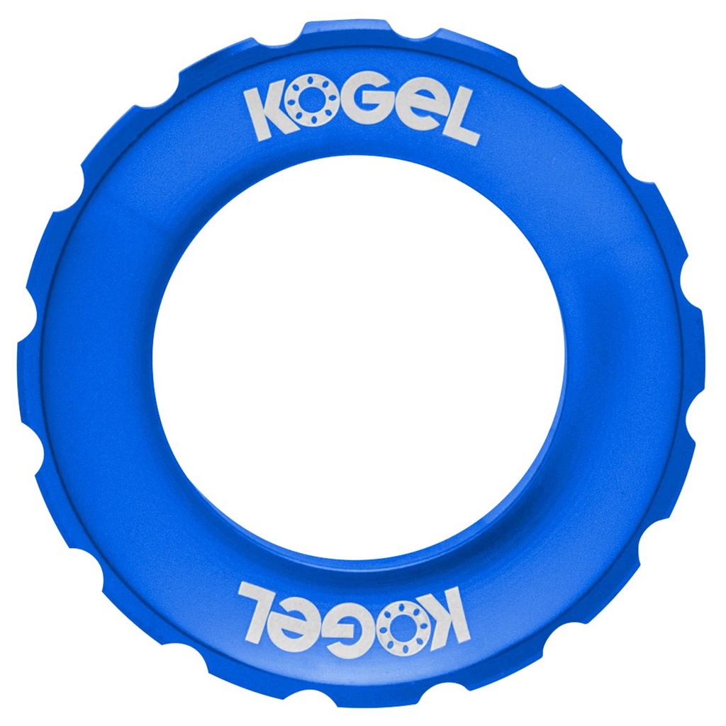 [RLOCK-EXT-BLUE] Kogel Bearings Center Lock Rotor Lockring, Blue