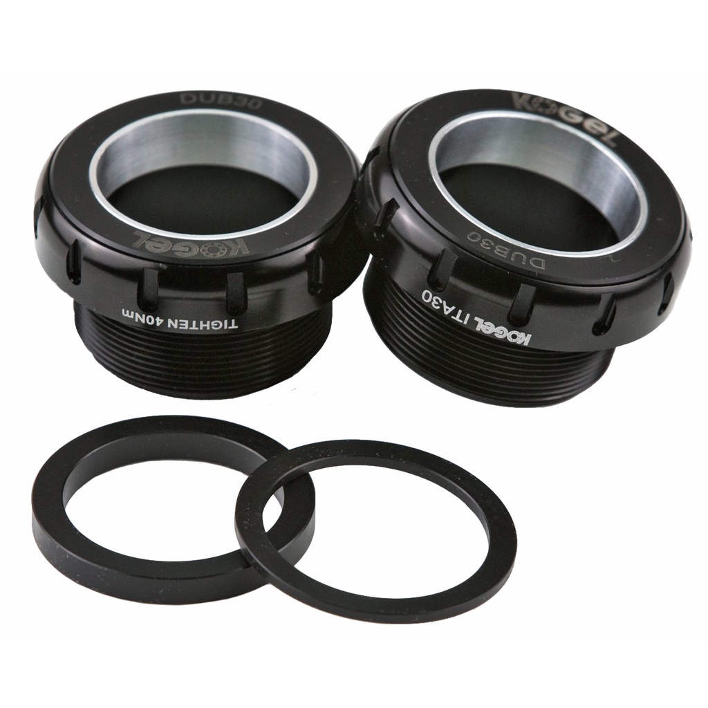 [ITA-DUB-R] Kogel Bearings ITA DUB (Road) Alloy Bottom Bracket - Black