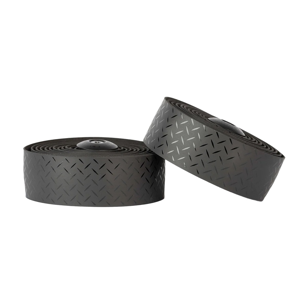 [CHK-ST25] Burgh Classic Bar Tape, Checkerplate Stealth, Black