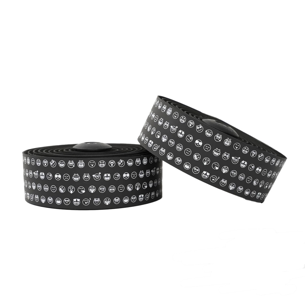 [EMO-W35] Burgh Classic Bar Tape, Emoji White