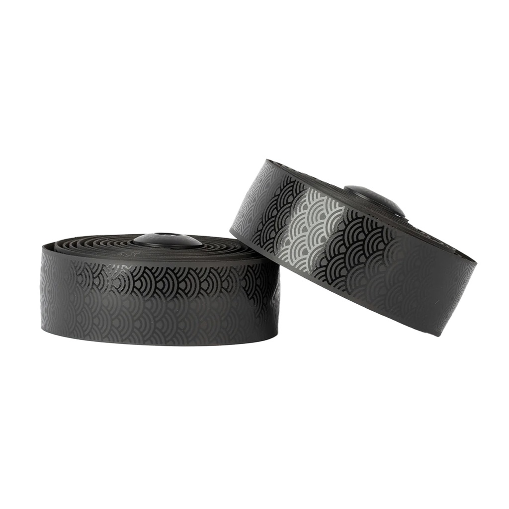[WAV-ST24] Burgh Classic Bar Tape, Wave Stealth, Black