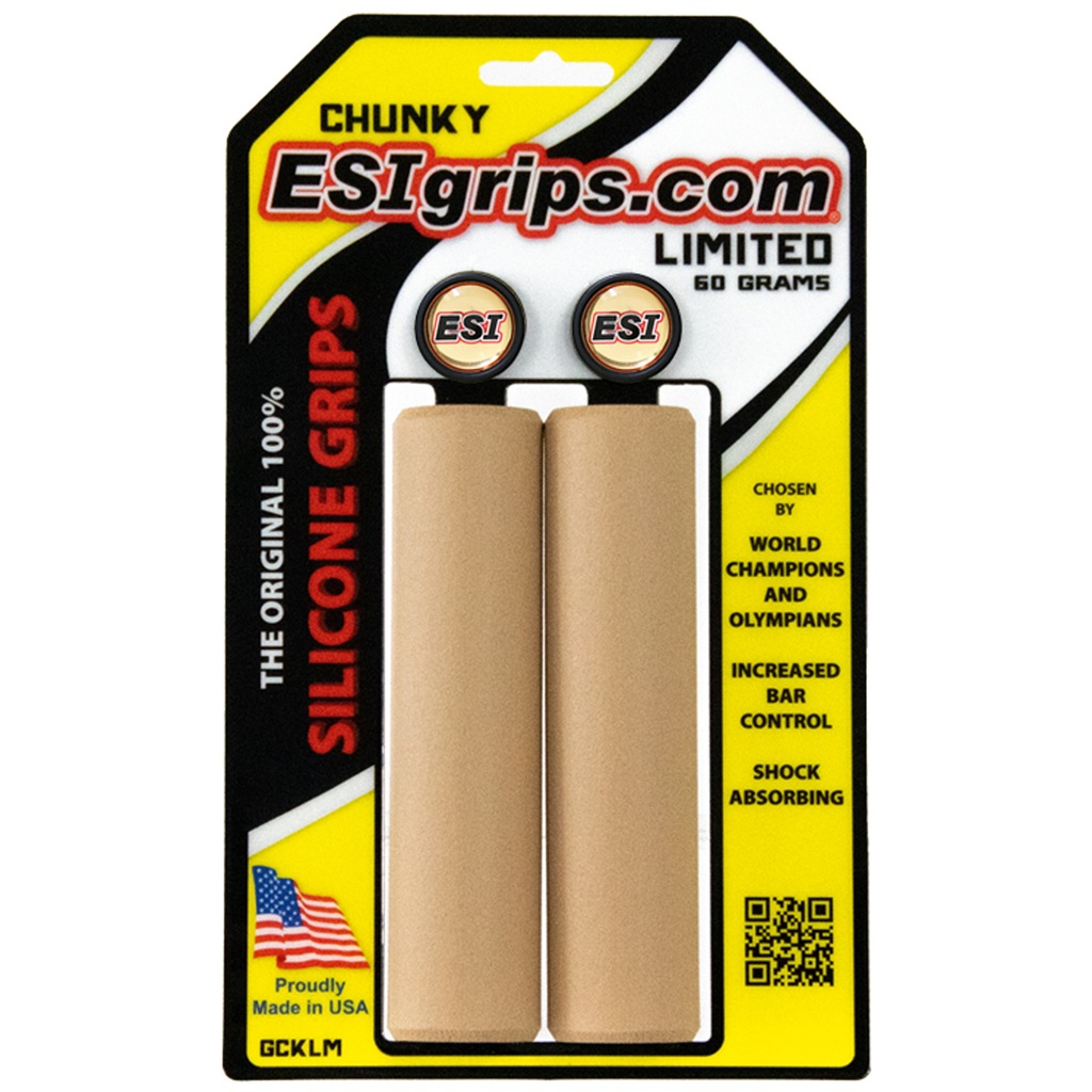 [GCKTN] ESI grips MTB Chunky Silicone Grips, Tan