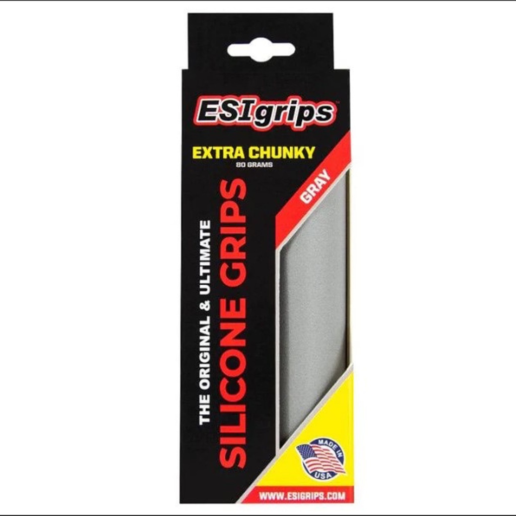 [XLCGY] ESI grips MTB Extra Chunky Silicone Grips, Gray