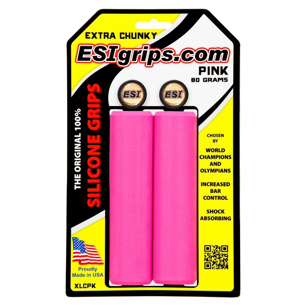 [XLCPK] ESI grips MTB Extra Chunky Silicone Grips, Pink