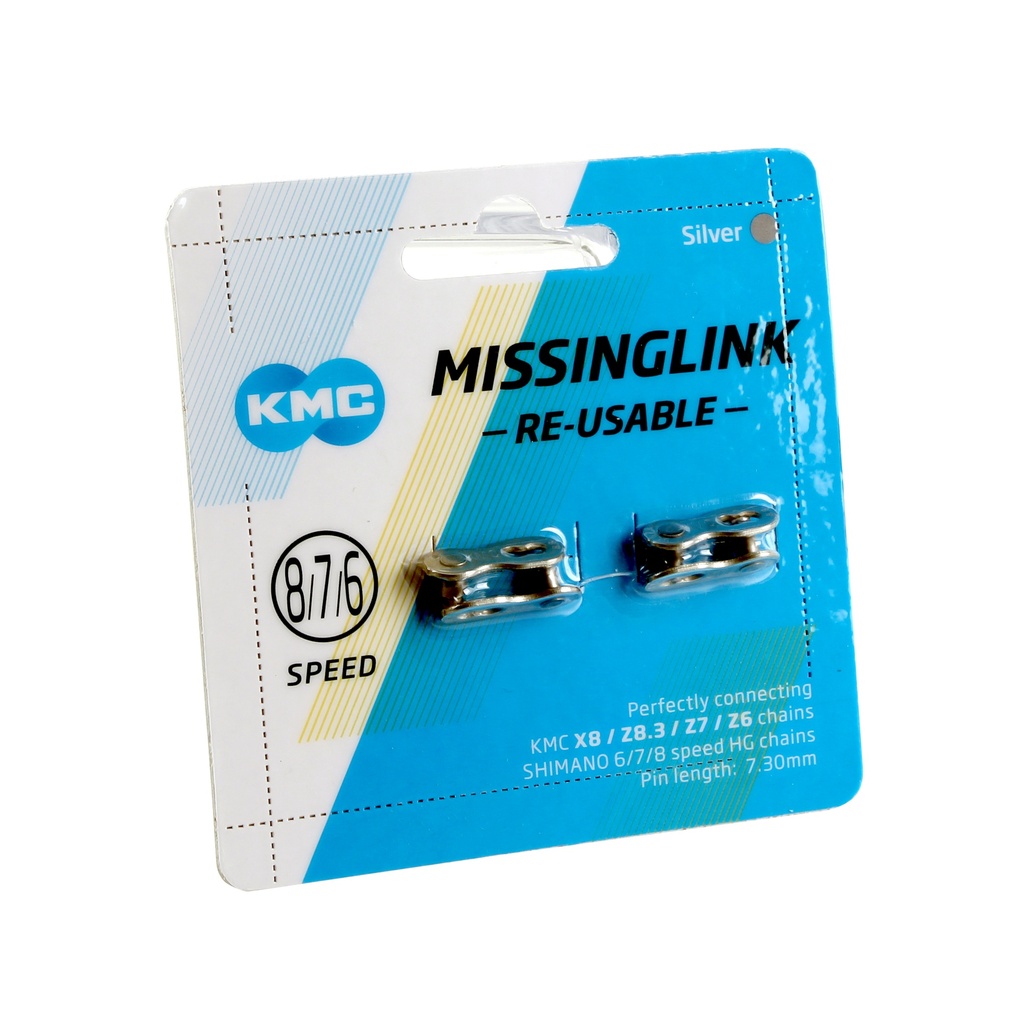 [ML57305] KMC MissingLink II Connector (CL573R), 7.3mm 2/Count