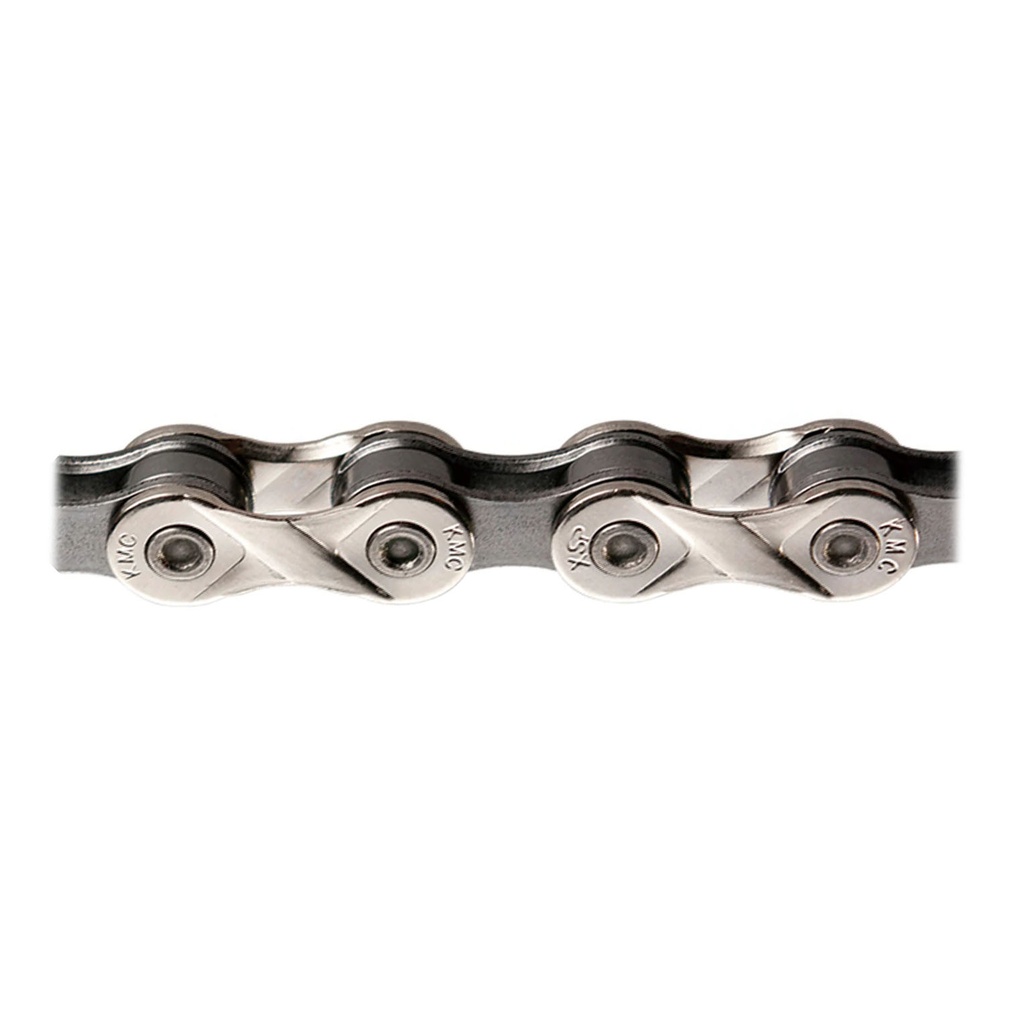 [CN08665] KMC X8 Chain (8sp), Nickle Plated/Gray (25/Count)